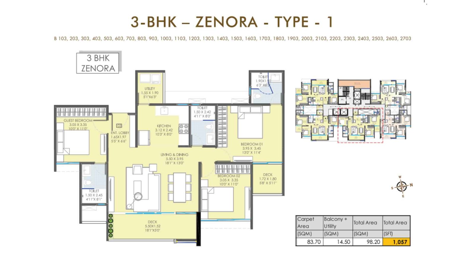 Esbee-Mizura-Residences-Floor-Plan-2BHK-1057-qft