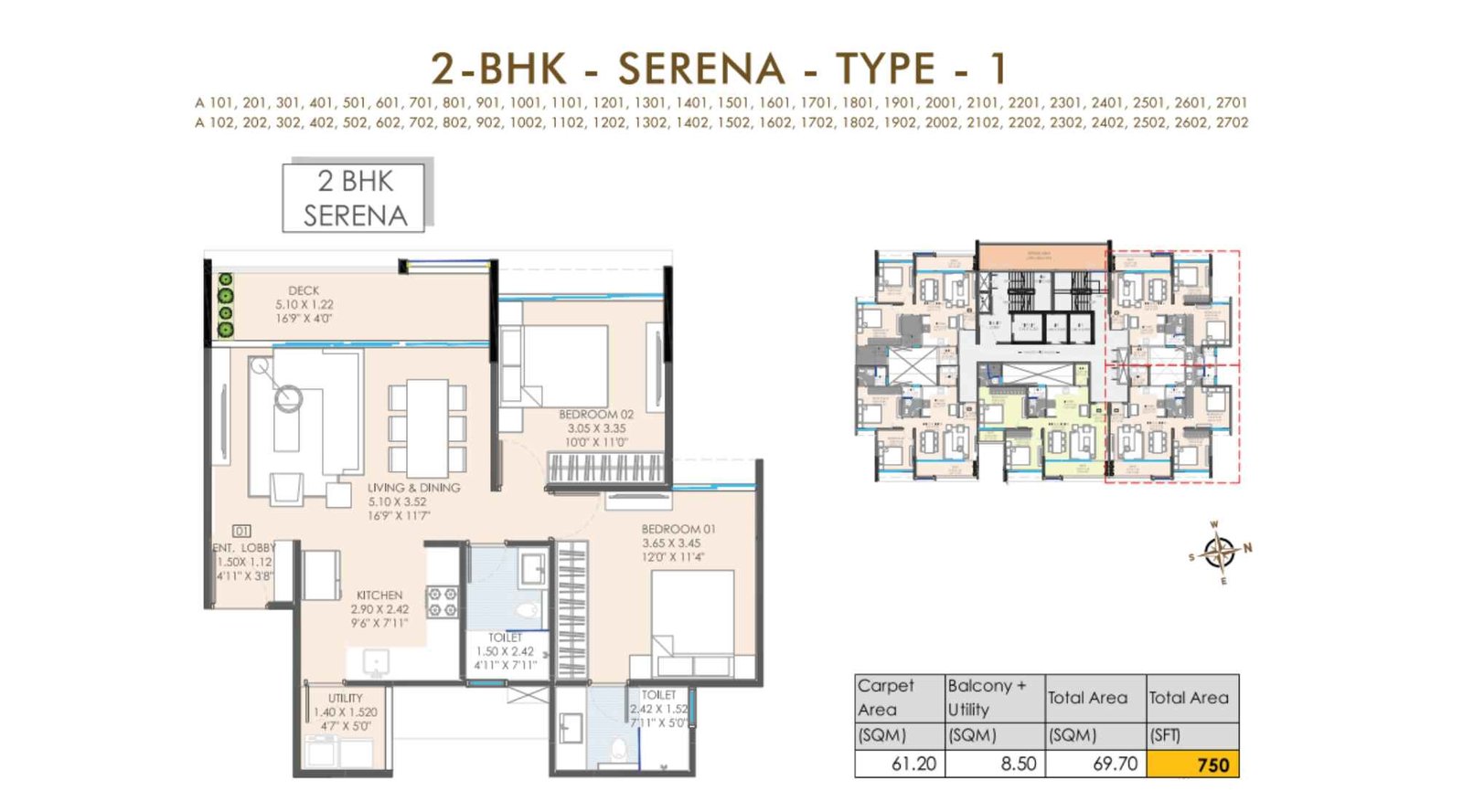 Esbee-Mizura-Residences-Floor-Plan-2BHK-750-qft